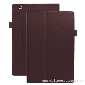 Litchi Texture 2 Folding Flip PU Leather Case Cover for Sony Xperia Z4 Tablet Ultra
